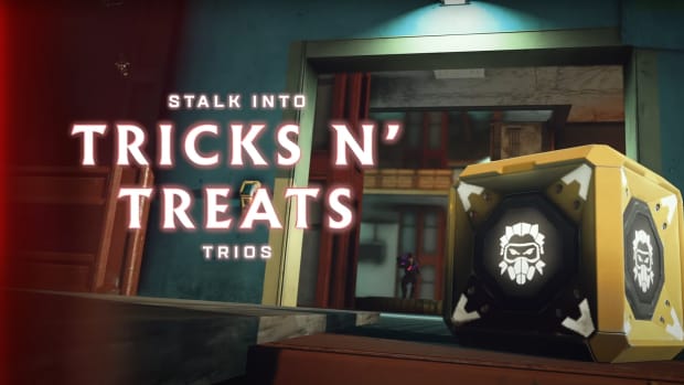 A Caustic Copycat kit in the Apex Legends Tricks N' Treats Trios LTM.